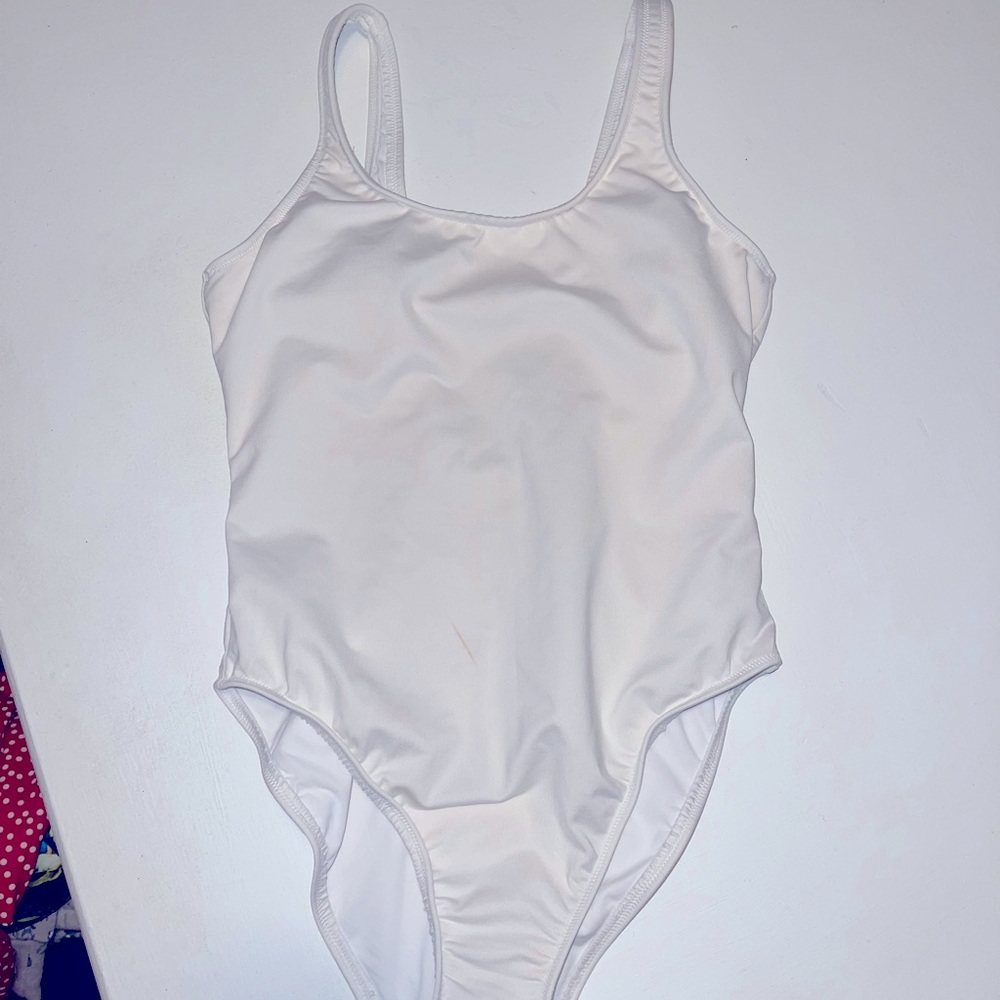 White VS PINK one piece bathing suit, NWOT